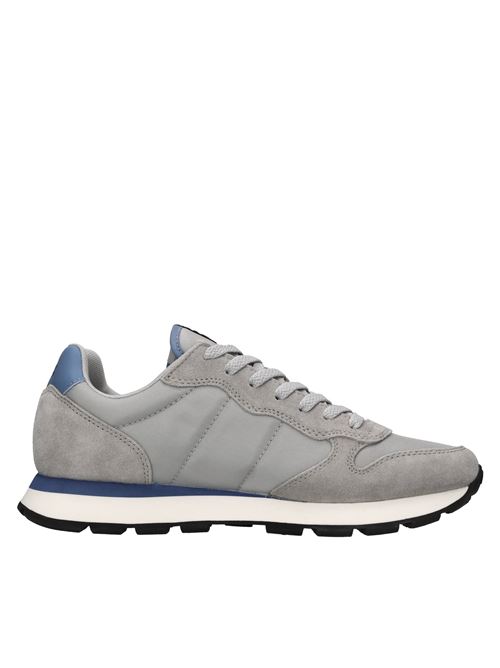 Sneakres in pelle ecopelle e tessuto SUN68 | Z36101GRIGIO CHIARO